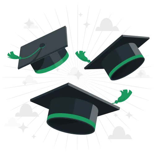 Toques de diplômés, symbole de la formation